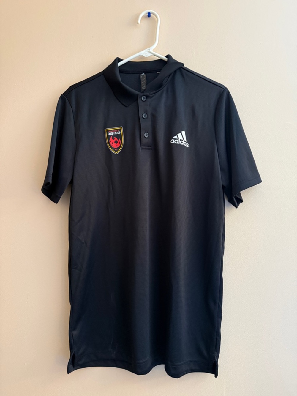 Phoenix Rising Adidas Black Short-Sleeve Polo